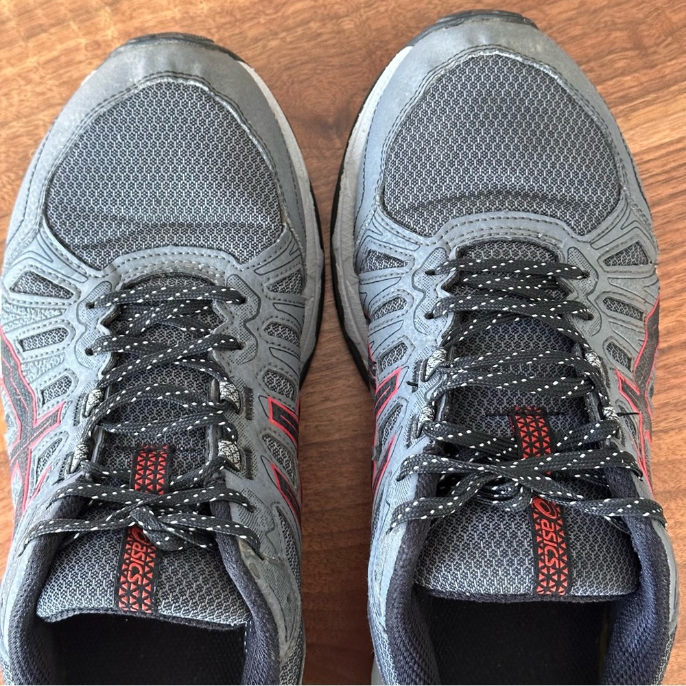 ASICS Men's Gel-Venture 7, Gray With Black And Red Accents. Size Extra W… - Picture 14 of 16